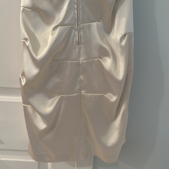 B. Darlin One Shoulder White Dress - Picture 7 of 12